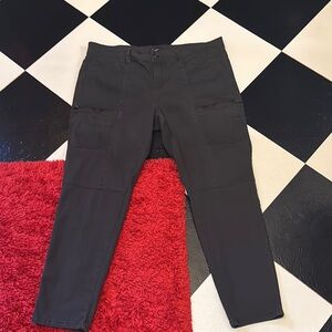 Straight Leg Gray Pants